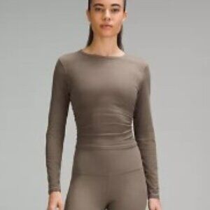 All it Takes Ribbed Nulu Longsleeve Top Lululemon Nomad